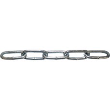 Цепь стальная длиннозвенная (DIN 763) 10мм (1 м) ПРОМ (31437)
