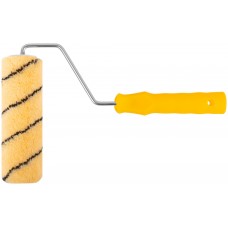 Валик полиакриловый, бежевый с черной полоской, диам. 40/61 мм; ворс 10,4 мм, 180 мм (01853)