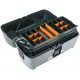 Ящик для инструмента раздвижной пластиковый с 3-мя кантилеверами отделениями 18 ( 465х230х250 мм )