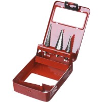 Набор ступенчатых сверл 3–20 мм, 3 шт, сталь Р4М2 ЗУБР 29665-3-20-H3  