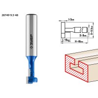 Фреза пазовая Т-образная №1 9.5 x 10 мм, высота 5 мм ЗУБР Профессионал 28749-9.5-48