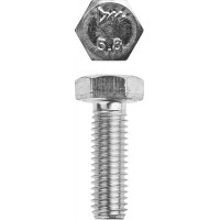 Болт M8 x 20 мм, кл. пр. 5.8, цинк, 5 кг, ГОСТ 7798-70 ЗУБР 303080-08-020