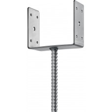 Основание столба ОС-U, U-образное, 141 x 120 x 60 мм ЗУБР 310286-140