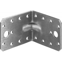 Усиленный крепежный уголок 55 x 70 x 70 x 2.5 мм цинк ЗУБР УКУ-2.5 31011-70