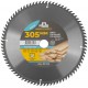 Диск пильный для циркулярных пил по дереву 305 х 30 х 80T (37674М)