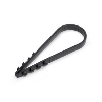 Дюбель-хомут ДХ 19–25 (черн) (100шт) (Fortisflex) (59566)