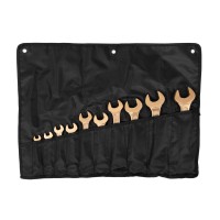 Набор ключей гаечных рожковых двусторонних искробезопасных (8-32) BeCu № A-10, HORTZ