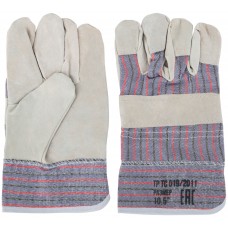 Перчатки спилковые комбинированные 10,5