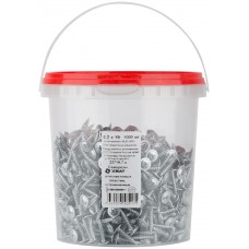 Саморезы для листовых пластин, остроконечные 4,2 х 19 (фасовка Ведро 1000 шт) (22719-7В)