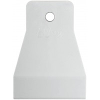 Шпатель резиновый белый 60 мм (06884)