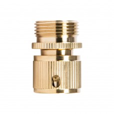 Соединитель латунный, быстросъемный, внешняя резьба 3/4, посадочный D 3/4 Palisad (66275)