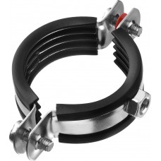 Хомут трубный с гайкой 1 1/2, цинк, 8 шт ЗУБР 37850-47-52