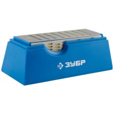 Брусок алмазный четырёхсторонний 150?50 мм, P200 / 300 / 400 / 600, на подставке ЗУБР 33397-150-50