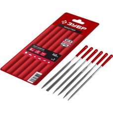 Набор надфилей 6 шт 140 мм в чехле с ручками ЗУБР 16014-H6