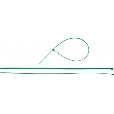 Кабельные стяжки КС-З1, 4.8 x 400 мм, нейлон РА66, 100 шт, зеленые ЗУБР Профессионал 309060-48-400