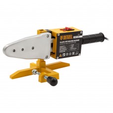 Аппарат для сварки пластиковых труб DWP-1500, 1500 Вт, 260-300 град, комплект насадок, 20-63 мм Denzel (94205)