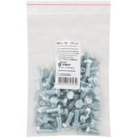 Болт 6-гранная головка (полная резьба) М6 х 16 100 шт DIN933 Фасовка (27116-0)