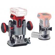 Фрезер аккумуляторный Einhell PXC TP-RO 18 Set Li BL,18В,10-30 т/мин,цанга 6/8 мм,2станины,без АКК (4350410)