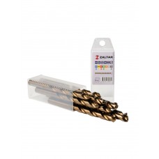Комплект свёрл по металлу индустриальных, 10 шт, DIN 338, HSS-E Co5, Тип VA, 5xD, O10.20 мм (ZA-74102-S10)
