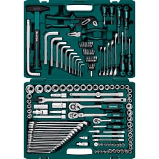 Набор инструмента универсальный 142 предм., (1/2+3/8+1/4) EXTREM-142 KRAFTOOL 27889-H142