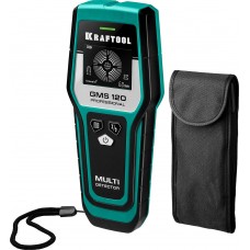Универсальный детектор проводки GMS-120, ЖК дисплей KRAFTOOL 45298
