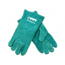 Краги спилковые КЕДР КС-15 ЛЮКС, зеленые