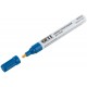 Маркер строительный с жидким красящим составом, алюминиевый корпус, синий (04352)