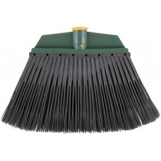 Метла пластиковая №5, плоская черная 265х385 мм ( посадочный диаметр 25 мм ) (68065)