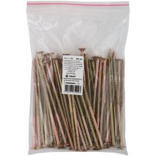 Шурупы желтопассированные, универсальные 6 х 140 50 шт Фасовка (21621-0)