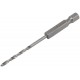 Сверло HSS по металлу,полированное, U-хвостовик под биту, инд.упаковка 2,5 мм (34025)