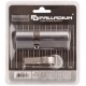 Цилиндровый механизм PALLADIUM асимметричный, 90 мм, ключ-ключ, хром (67245)