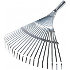 Веерные грабли 450 мм, 22 плоских зубца, усиленные, гальваническое покрытие RACO 4231-53/732