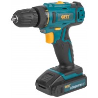 Дрель-Шуруповерт акк. 18 В; 0-400/1450 об/мин; 29 Нм; 2 (Li-Ion) 1,3 Ач; 1,5 ч.; рез. накл.; кейс (80189)