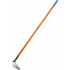 Мотыга PH-180 FIBER, 180 х 125 х 1360 мм, нержавеющая сталь, трапециевидный профиль, фибергласовый черенок, PROLine GRINDA 39592