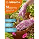 GRINDA PROTECT, M (8), садовые перчатки с прозрачным нитриловым покрытием, фиолетовые, 13 класс (11295-M)