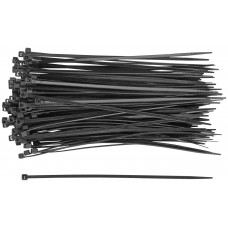 Хомуты нейлоновые, черные д/проводов 100 шт., 150x2,5 мм (60390)