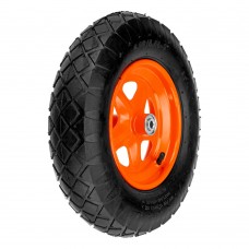 Колесо пневматическое «Звезда» 4.80/4.00-8 D380 мм, внутренний диаметр подшипника 12 мм, длина оси 80 мм Palisad (689465)