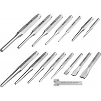 Набор зубил и кернеров Grand-15, 15 предметов KRAFTOOL 21075-H15