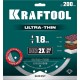 Ультратонкий алмазный диск ULTRA-THIN, 200х1.8 мм KRAFTOOL 36685-200