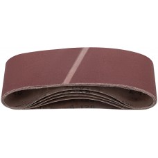 Ленты шлифовальные бесконечные, водостойкие, на тканевой основе, 5 шт., 75х533 мм Р 120 (39696)