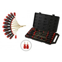 Набор взрывобезопасного инструмента (14 предметов) BeCu No.AA21-14, HORTZ