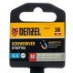Отвертка, SL6x38 мм, S2, 3к рукоятка Denzel (122017)