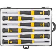 Отвертки для точных работ CrV, 6 шт., PH/SL, пластиковый кейс (56145)