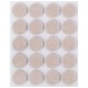 Подкладки для мебели самоклеющиеся круглые 17 мм, 20 шт., войлок (67524)
