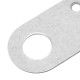 Проушина прямая, 2 мм, 70 х 30 мм, цинк Сибртех (46502)