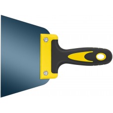 Шпатель фасадный Мастер, пружинная колоризованная сталь, двухкомпонентная ручка, плоский 150 мм (06461)