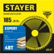 Диск пильный по дереву Expert, 185 x 30/20 мм, 48Т, точный рез STAYER 3682-185-30-48_z01