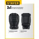 STAYER UNIVERSAL 2 в 1 вставка-наколенники защитные из ЭВА, 2 крепежных ремня (11197)