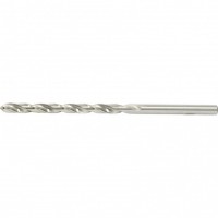 Сверло по металлу, 8 х 165 мм, полированное, удл, HSS, 5 шт, цилиндрический хвостовик Matrix