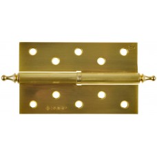 Петля карточная разъёмная левая 125?75?2.5 мм цвет матовая латунь SB 2 шт ЗУБР 37605-125-3L